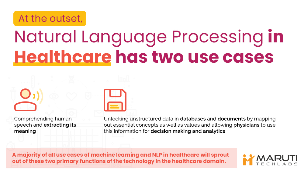 NLP in healthcare, technology writer